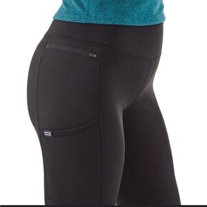 Patagonia pack out tights small black leggings pockets